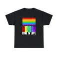 thumbnail image 3 of Human LGBT Rainbow Flag Lesbian Gay Pride Ally Tshirts Shirts for Women Plus Size, 3 of 8