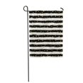 thumbnail image 1 of NUDECOR Yellow Rustic Abstract Striped Pattern Stars Black Classic Garden Flag Decorative Flag House Banner 28x40 inch, 1 of 1