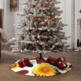 thumbnail image 4 of Defioc Cow Print Sunflower for Christmas Tree Skirt Snowman Xmas Tree Skirt Farmhouse Christmas Decorations Tree Mat for Holiday Party Decor-36", 4 of 6