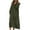 Olive Green, variant on IROINNID Maxi Dress for Women Strapless V-Neck Shift Dress Winter V-Neck Long Sleeve Button Long Dress ,Burgundy