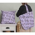 thumbnail image 5 of Soimoi Velvet Fabric Floral Love Text Print Fabric by Yard 58 Inch Wide, 5 of 5