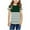 Green, variant on CHEEREAM Girls Casual Short Sleeve T Shirts Kids Loose Soft Striped Color Block Tunic Tops Tees Blouses Size 4-14 Years