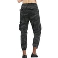thumbnail image 5 of XUNKUSGA Cargo Joggers Men Elastic Waist Dstring Joggers Pants Camo Ripstop Military Cargo Pants Multi Pockets Hiking Men's Pants, 5 of 6