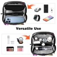 thumbnail image 6 of Grape Portable Oxford Cloth Charger Case with Waterproof Design - 5.9x9.44x3.14 in - PC Case, Storage Pouch, Cable Organizer Desk, Cable Box Organizer, 6 of 6