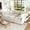 Beige + Chenille + 5 Seat + Foam, variant on ChenyueFurn 93.7" U-Shaped Modular Sectional Sofa with Ottoman & USB,Red
