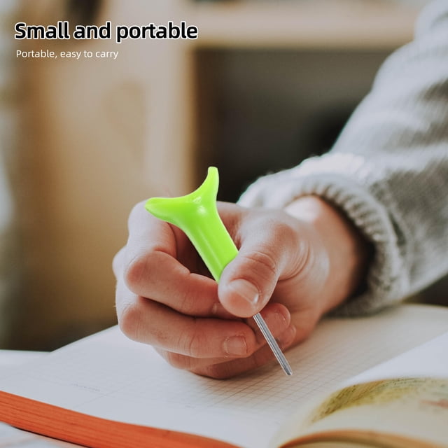 unbranded Herramienta Portátil Para Escritura Braille Con Estilógrafo Plástico Color Verde
