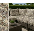 thumbnail image 7 of Outdoor Waterproof Taffeta Fabric - Soimoi Geometric Print Ivory | UV Resistant | Ideal for Cushion Covers, Raincoats, Shower Curtains & More | 56" Width, 7 of 7