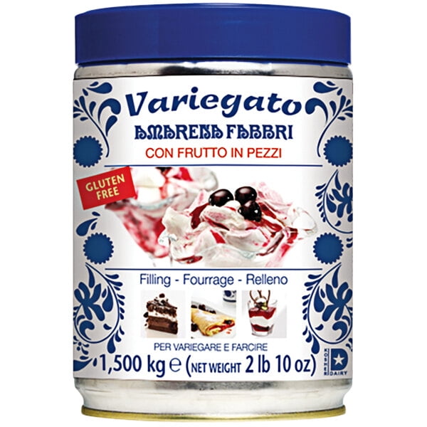 Fabbri 1,5 kg Assortiment de Cerises Amarena / Marbrure