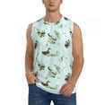 thumbnail image 1 of KLL Duck Animals Farm Print Workout Tank Tops Gym Sleeveless Fitness Muscle Tee-Medium, 1 of 7