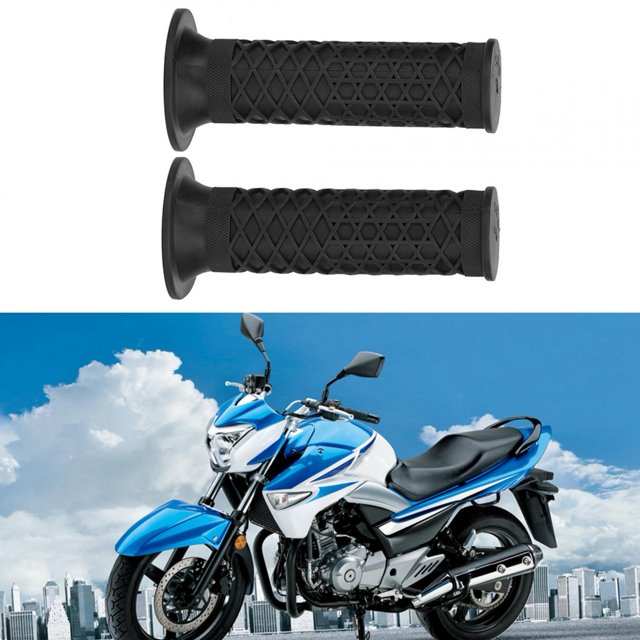 Manillar Separación de manillar de motocicleta Manillar de aluminio Manillar de motocicleta ManillarSeparación 25 mm Universal ABS Manillar de motocicleta Empuaduras Accesorio de modificación (Negro) LHCER None