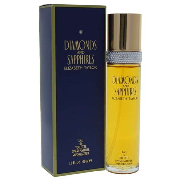 Diamants et Saphirs de Elizabeth Taylor pour Femme - 3,3 oz EDT Spray