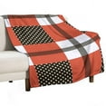 thumbnail image 3 of Plaid Checkered Plaid Blanket 32"x48" Anti-Pilling Flannel Throw Blanket Lightweight Soft Fleece,All-Season Couch And Bed Blanket for Home Travel Made in the USA, 3 of 8