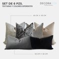 thumbnail image 3 of Set x6 Cojines Decorativos Sala Almohadas Decoracion Hogar, 3 of 7