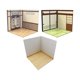 thumbnail image 1 of Organizador de decoración de escena de almacenamiento de fondo de 3 piezas 1/12, modelo de vehículo, escaparate para Habitación Interior Moderna, 1 of 9