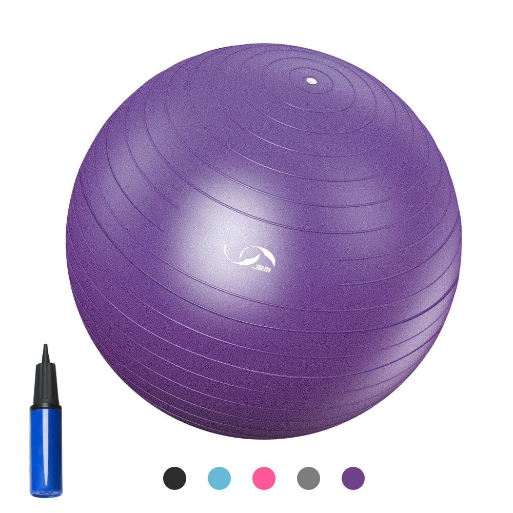 purple yoga ball