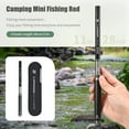 thumbnail image 5 of PASILI Ultralight Carbon Mini Fishing Rod - 28Cm Compact For Camping Fishing, 5 of 9