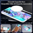 thumbnail image 3 of Casetego Magnetic for Samsung Galaxy S26 Ultra Case with Invisible Ring Stand[Compatible with MagSafe] Slim Women Girl Shockproof Marble Pattern Design Case,Teal, 3 of 8