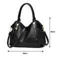 thumbnail image 2 of Bolsos de mujer, bolsos de piel sintética de gran capacidad, bolsos con asa superior, 2 of 5
