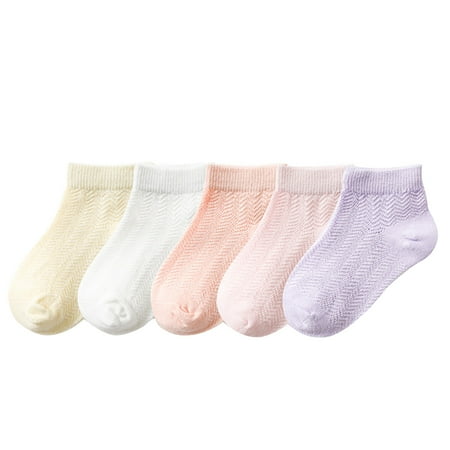 

QWERTYU Toddler Baby Child Children Kids2 5 Pairs Cotton Socks for Girl Boy Toddler Baby Child Children Kids1 Breathable Cartoon Print Ankle Crew Socks 1Y-12Y S