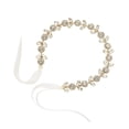 thumbnail image 3 of Tocados de Novia con Perlas, Accesorios para el Cabello Tocados con Hojas Diadema de Novia de Boda Diadema de Boda de Perlas Románticas con Diamantes de Imitación Flores, 3 of 4
