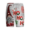 thumbnail image 5 of Naloa Cute Santa Men's Short Pajama Pants, Lounge Comfort Shorts with Elasticized Waistband and Side Pockets - Small, 5 of 9