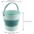 thumbnail image 3 of Cubo plegable de 16,8 l - Adecuado para exteriores Jardín Camping Pesca Lavado de coches Suministros, 3 of 4