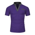 thumbnail image 1 of Men's Solid Color Shirt Color Men's Shirt Short Sleeve Suitable For Casual T Shirt Performance Shirt Night Shirt Night Shirts for Men Sleepwear Mens S Men's Workout Shirts Long Sleeve Cheer Shirt Long, 1 of 4