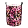 thumbnail image 6 of Picia Rose Flowers Large Laundry Basket, Waterproof, Freestanding Laundry Hamper, Collapsible Tall Clothes Hamper with Extended Handles-Small, 6 of 8