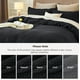 thumbnail image 5 of Funda de edredón Bedsure, algodón, tamaño king, 264 x 229 cm, 3 unidades, color negro, 5 of 9