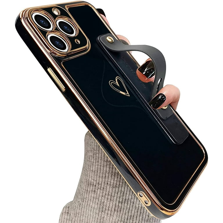 Designed for iPhone 11 Pro Max Case with Wrist Strap Loop Luxury