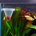 thumbnail image 5 of 4 Pcs Mangeoire pour Aquarium vers Rouges Vivants Panier en Plastique en Forme de Cône avec Ventouse, 5 of 5
