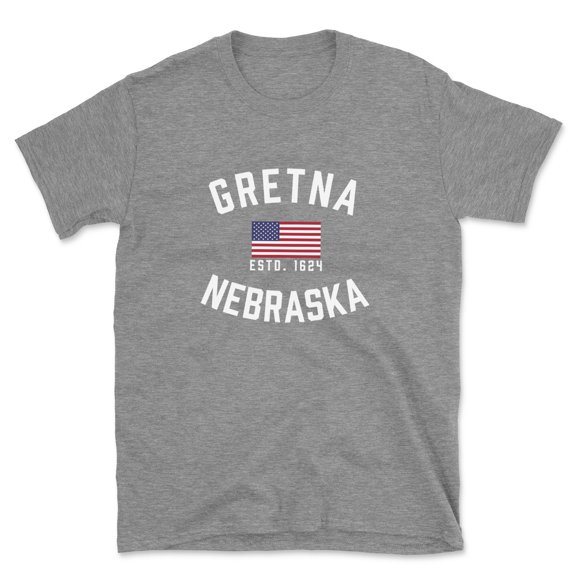 Gretna Nebraska Patriot Men's Cotton T-Shirt