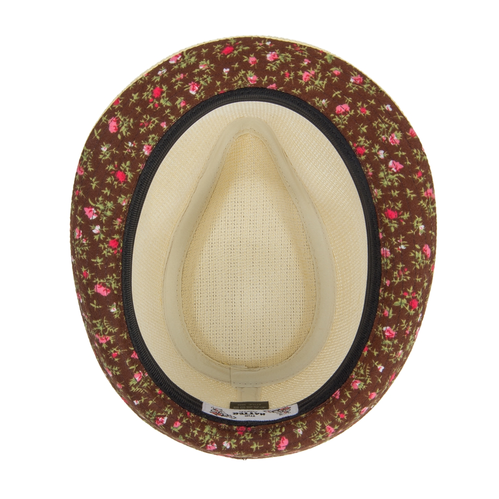 Casual Adventure Trilby Crochet Bow Hat [One Size Fits Most]