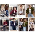 thumbnail image 5 of PRETTYGARDEN Women's Button up Chunky Knit Cardigan Sweaters Crew Neck, Long Sleeve, Oversized Sweaters, Relaxed Fit, Soft Cozy Casual Outerwear, Fall Outfits, Winter Fashion Clothing, 5 of 9
