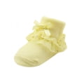 thumbnail image 4 of Newborn Baby Girls Kids Princess Bowknot Lace Ruffle Frilly Ankle Socks Bowknot, 4 of 6