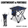 thumbnail image 2 of HEQUSIGNS 2PCS Folding Camping Stool, Portable Outdoor Camping Chair with Storage Bag, Lightweight 450 LB Bearing Capacity Chair for Adult Fishing Hiking Gardening, 2 of 7