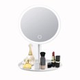 thumbnail image 1 of EASTIN Makeup Rechargeable Lighted Vanity Table 3 Color Modes 90 Degree Rotation Desk Light Up Mirror（Buy 2 Get 1 Free）, 1 of 9