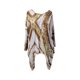 thumbnail image 3 of Plus Size Casual Top, Women's Plus Marble Print Long Sleeve Round Neck Asymmetrical Hem Slight Stretch Top, 3 of 4
