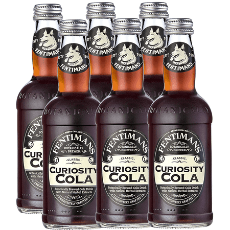 Fentimans Botanically Brewed Curiosity Cola Sparkling Soda, 6 Pack, 9.3 fl oz Bottles – Premium Craft Soda/Mixer for Cocktails & Refreshing Drinks