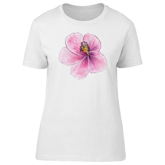 Purple Flower In Pencil Style Tee Men's -Image by Shutterstock