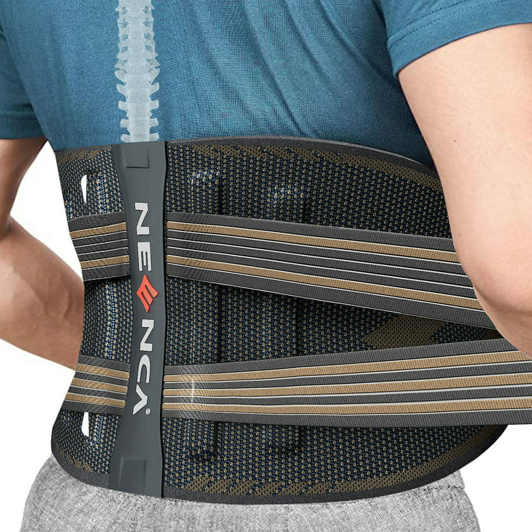 NEENCA Back Braces for Lower Back Pain Relief, Back Support Belt for Men  Women, Breathable Lumbar Support Belt for Herniated Disc Sciatica-XL