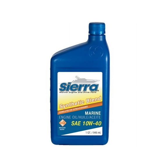 Sierra 18-9551-2 10W-40 Synthetic Blend Engine Oil - 1 Quart
