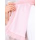 thumbnail image 5 of INSPIRE CHIC Cárdigan de noche de mujer de piel sintética con cuello de lazo para bodas elegantes 2XL Rosa, 5 of 6