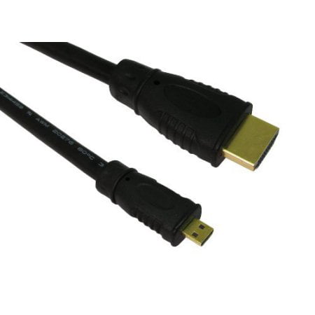 Synergy Digital Camera HDMI Cable, Works with Fujifilm X100V Digital Camera, 5 Ft. High Definition Micro HDMI (Type D) to HDMI (Type A) HDMI Cable