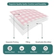 thumbnail image 6 of Pink Buffalo Twin XL Size Quilt Set Lightweight Bedspread Coverlet Set, Plaid Quilted Bedding Cover with 2 Pillow Shams for All Season Layering 68"x98", 6 of 7