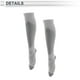 thumbnail image 3 of Calcetines de ciclismo Unique Bargains, secado rápido, absorben sudor, anti-fricción, al aire libre, gris, tamaño M, 1 par, rayas irregulares., 3 of 6