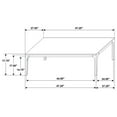thumbnail image 6 of Pemberly Row Wood Coffee Table with Marble-like Top Teramo and Light Oak, 6 of 6