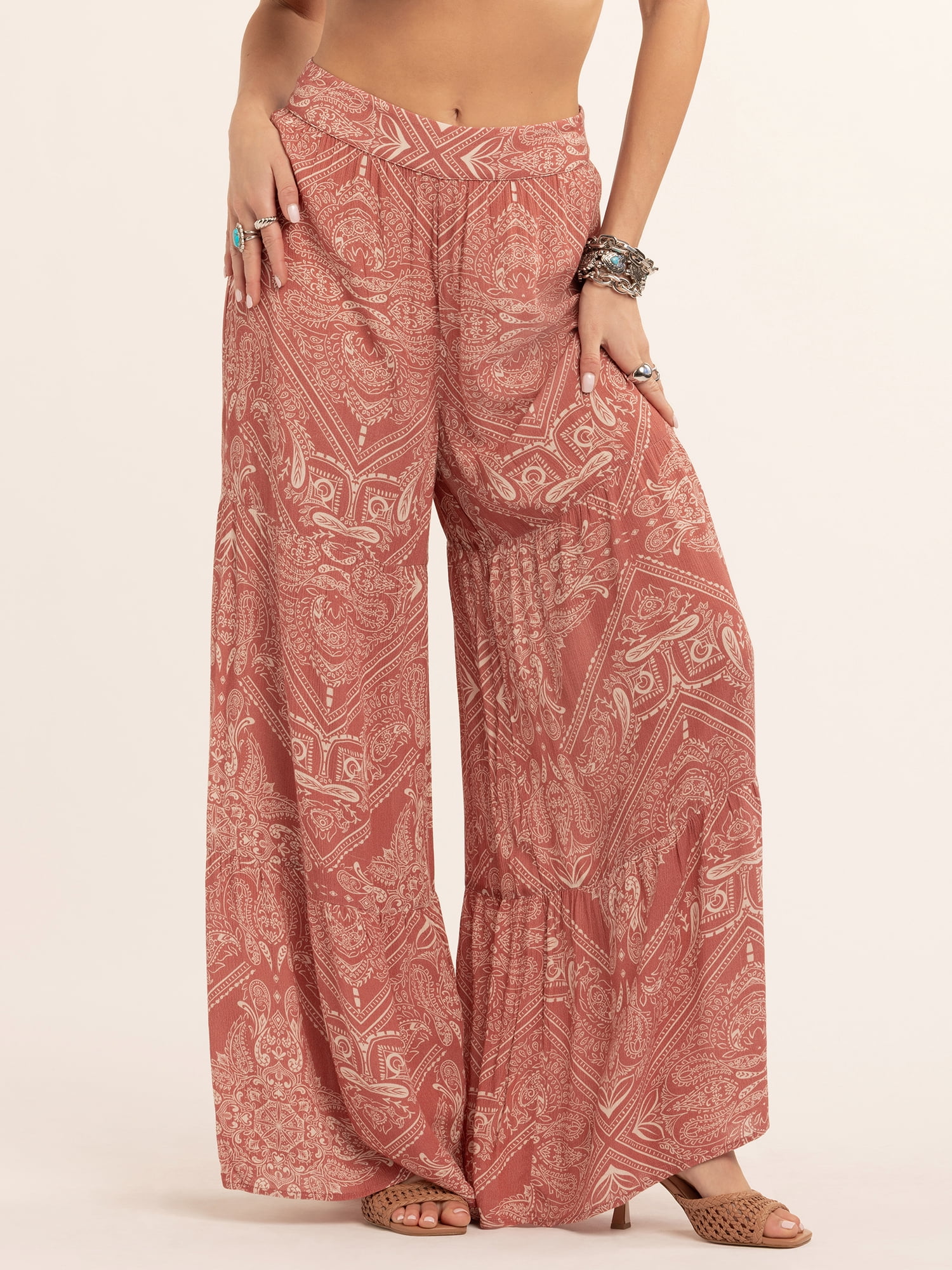 Jessica Simpson Women's Modena Wide Leg Pants, Sizes XS-XL