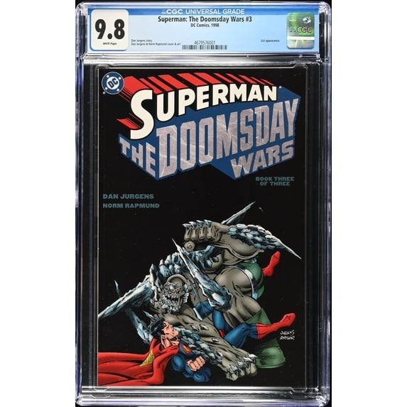 Superman: The Doomsday Wars #3 - CGC 9.8 Comic Book