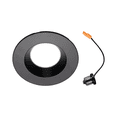 thumbnail image 1 of DLR56 (v5) 5in/6in 800LmRecessed LED Downlight, 3000K, Black (Steel) Faceplate, 1 of 11